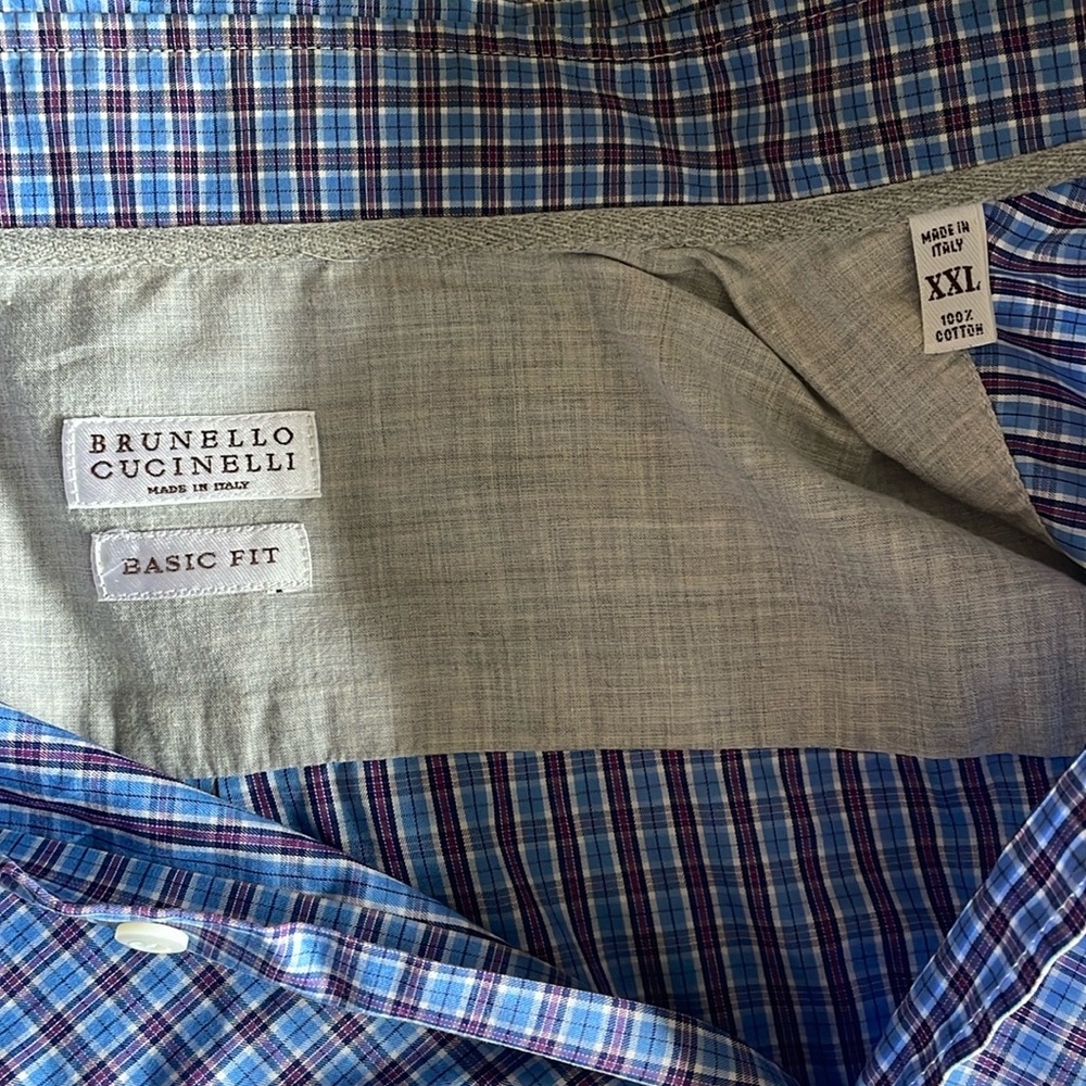 Brunello cucinelli basic fit XXL (about a size 43/17) - Picture 3 of 14